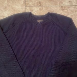 Mens Lucky Brand sweater, navy blue, size XXL